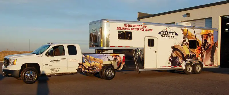 Custom Oygen Re-test Trailer