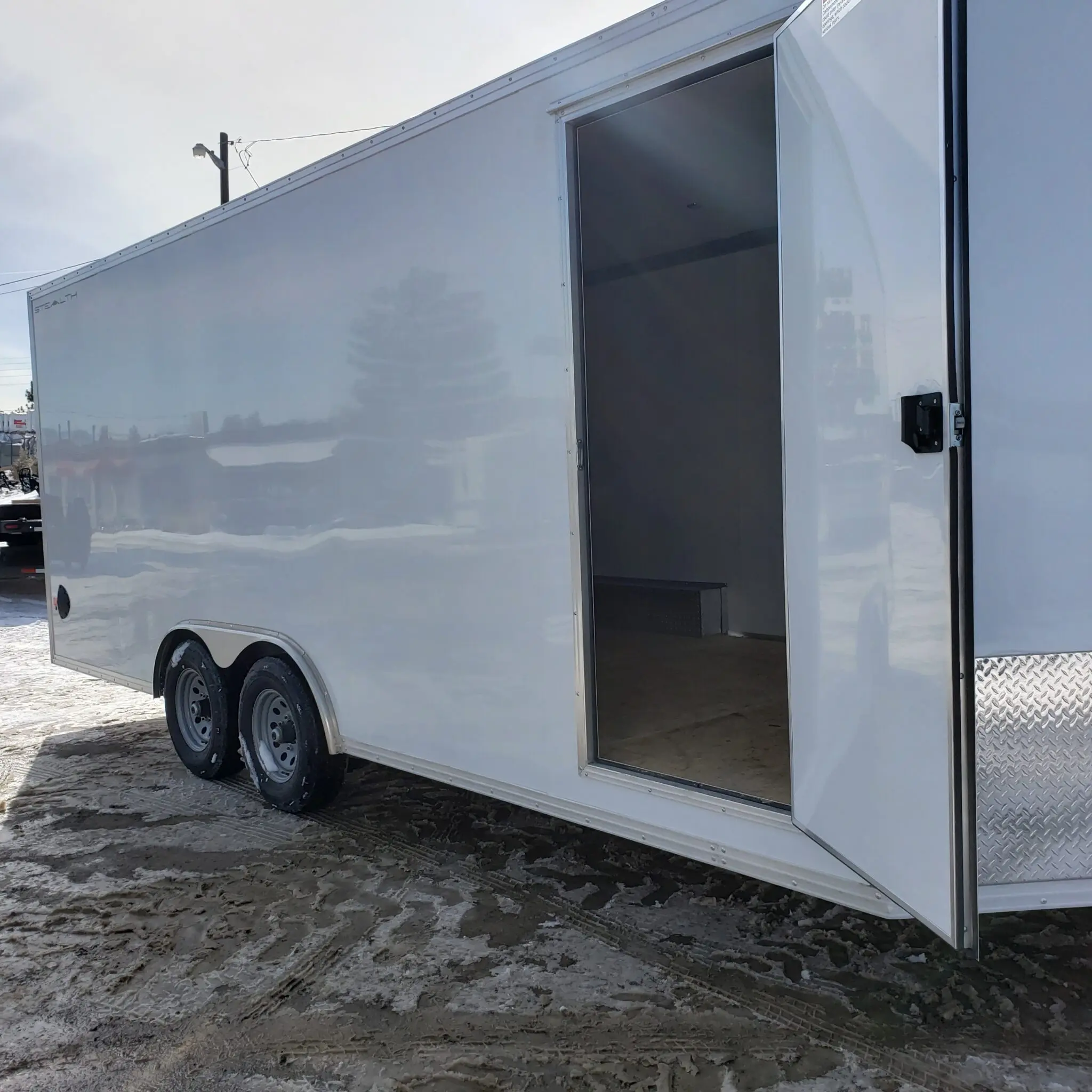 2026 CargoPro 8.5'x20' V-Nose Stealth Enclosed Car Hauler XLT - Image 4