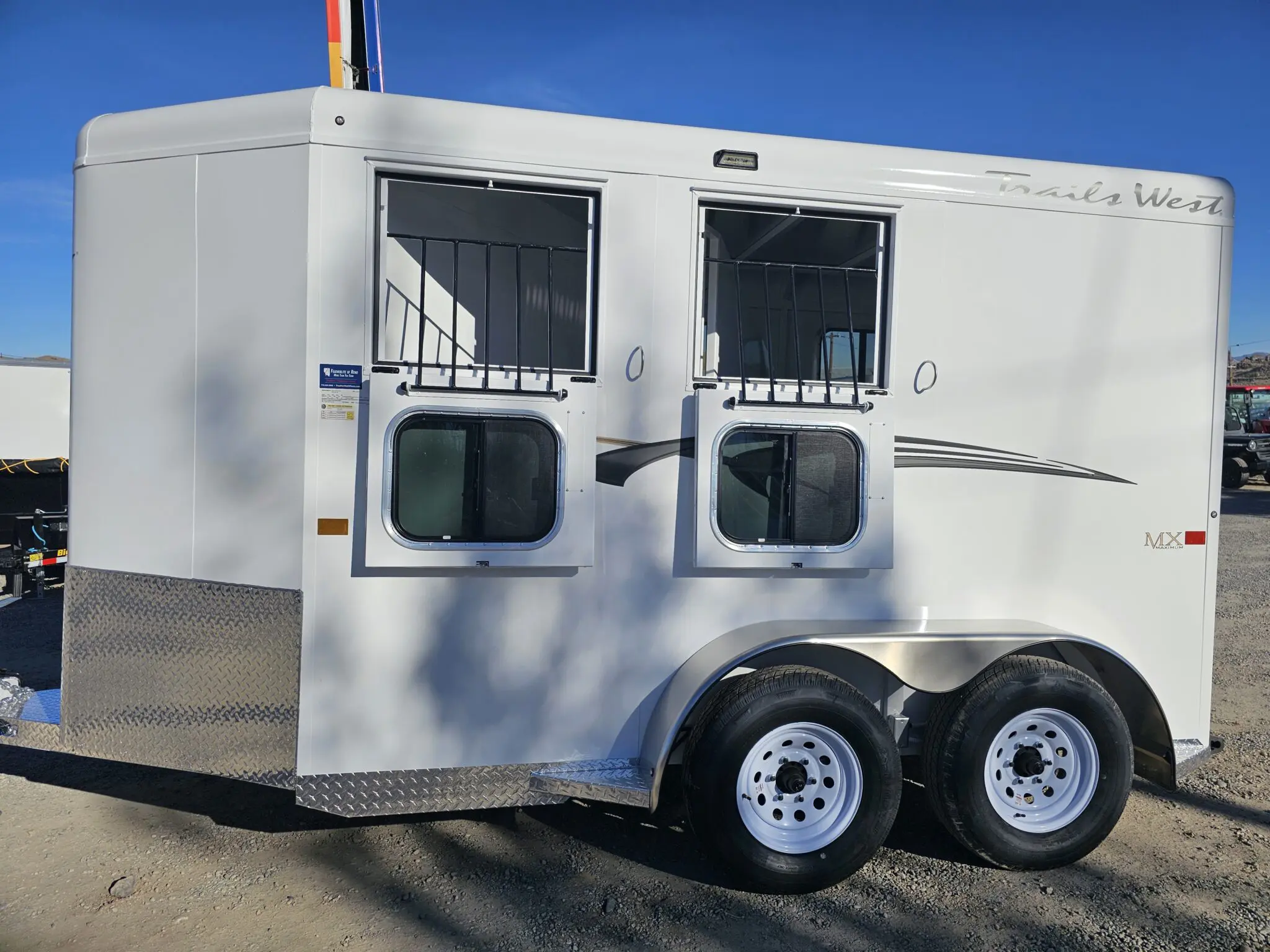 2026 Trails West Adventure II MX 2 Horse Trailer - Image 12