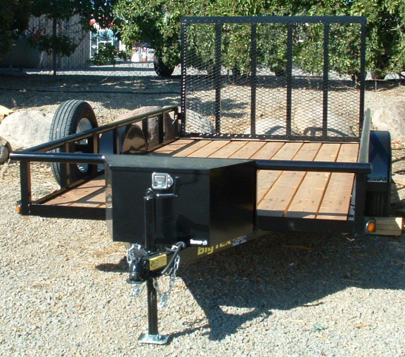 BIG TEX12′ UTILITY TRAILER DRIVERS SIDE VIEW Featherlite of Reno