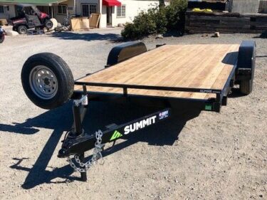 Summit Alpine Trailer Removable Fenders Front Driverside View